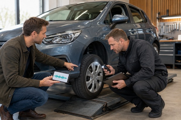 Klonk, klik eller vibration? Sådan giver du CarPeople de bedste spor om bilens problem